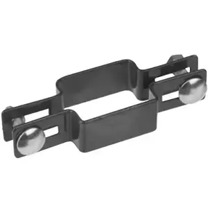 Priebežná objímka 50x50 mm ZN+RAL9005 vyobraziť