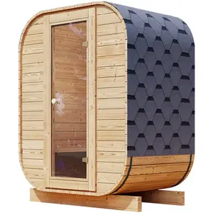 Sauna exteriérová Thermo Mini + Pec Sentiotec 100 3, 6 kW vyobraziť