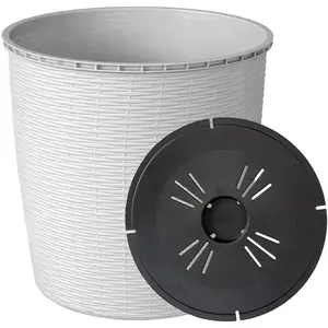 Kvetinač RATTAN 26L biely vyobraziť