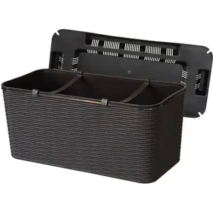 Balkónový kvetináč RATTAN 40cm wenge vyobraziť