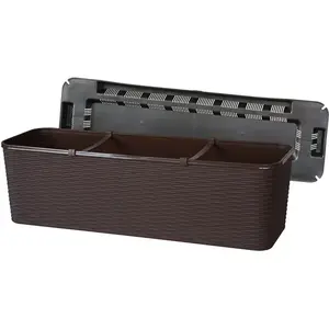 Balkónový kvetináč RATTAN 60CM wenge vyobraziť