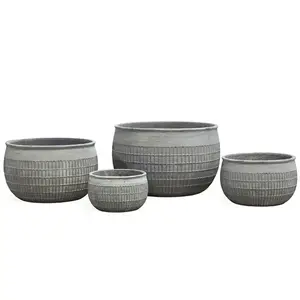 Kvetináč 101495 čierny starožitný 29x17, 5 vyobraziť