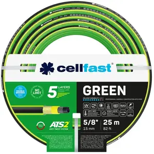 Záhradná hadica 5-vrstvová GREEN ATS2 5/8 25 mb 15-110 vyobraziť