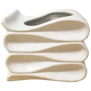 Kvetináč YS44172S ceramic 14x12x11, 5 White vyobraziť