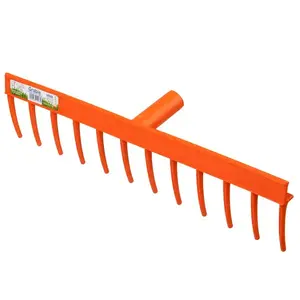 Plastové hrable 12-zubé 51x10x12 cm klik LAGUZ vyobraziť