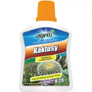 Kvapalné hnojivo kaktusy 0, 25 l Agro vyobraziť