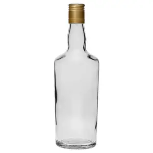 Fľaša na whisky 500 ml s uzáverom na závit vyobraziť