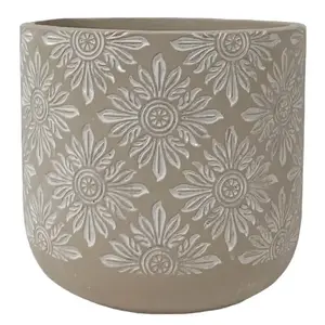 Kvetináč ys438462 13, 5x13, 5x12, 5 cementový okrúhly vyobraziť