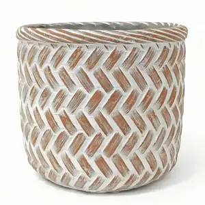 Kvetináč ys438371 14x14x13 cement weave vyobraziť