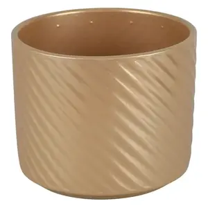 Obal na kvetináč Spirellii 990 14 cm zlatá perlový vyobraziť