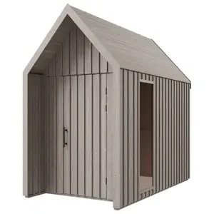 Záhradný domček Swedish Barn 1629 sivý V2 vyobraziť