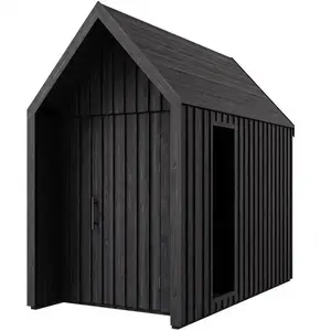 Záhradný domček Swedish Barn 1629 čierna V2 vyobraziť