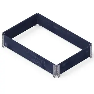 Záhradný kvetinový záhon Eco Gray 120x80x19.5 cm vyobraziť