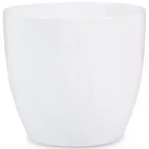 Keramický obal na kvetináč Scheurich 920, ø11cm, farba biela vyobraziť