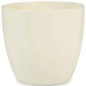 Keramický obal na kvetináč Scheurich 920, ø14cm krémová vyobraziť