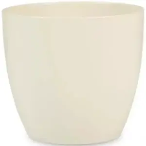 Keramický obal na kvetináč Scheurich 920, ø22cm, krémová vyobraziť