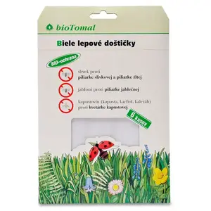 Lepové Doštičky Biele 6 ks Biotomal vyobraziť