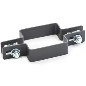 Priebežná objímka 50x50 mm ZN+RAL7016 štruktúra vyobraziť