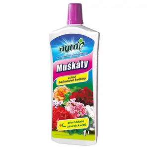 Hnojivo kvapalné na pelargónie, begónie a iné balkónové kvety 1L vyobraziť