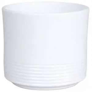 Obal na kvetináč okrúhly Rille 992 12 cm biela vyobraziť