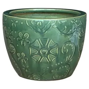 Kvetináč IP24-017 29X29X23 zelená vyobraziť