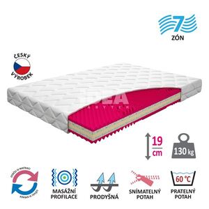 Matrac s poťahom IDEA ORTHOPEDIC LUX 140x200x19 vyobraziť