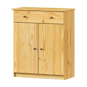Komoda s dvierkami 824K lak, kovové úchytky vyobraziť