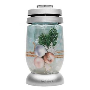 Cintorínsky lampáš BOLSIUS 22cm strieborný vyobraziť