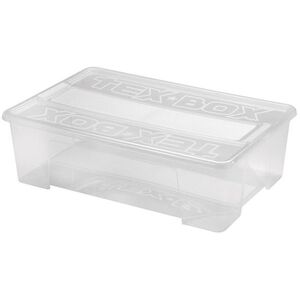 Plastový úložný box s vekom HEIDRUN TexBox 28l vyobraziť