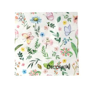 PROCOS UBROUSKY 3VRSTVÉ JARNÍ KVĚTY+MOTÝLI 33X33CM vyobraziť