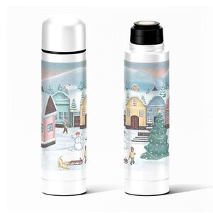Nerezová termoska so stop ventilom TORO 0, 5l dedinka vyobraziť