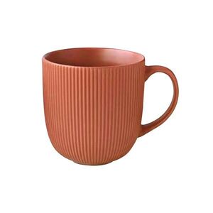 Keramický hrnček 510ml KITCHISIMO rebrovaný tehlový vyobraziť