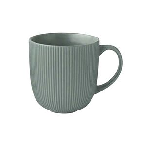 Keramický hrnček 510ml KITCHISIMO rebrovaný zelenošedý vyobraziť