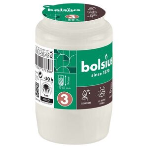 Náplň do cintorínskych lampášov BOLSIUS 50 hodín biela vyobraziť