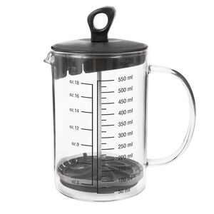 Sklenená kanvica s filtračným piestom TORO 660ml vyobraziť