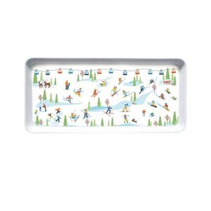 Servírovacia tácka TORO 35x16, 5cm lyžiari vyobraziť