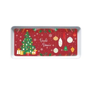 Servírovacia tácka TORO 35x16, 5cm vianočný stromček vyobraziť