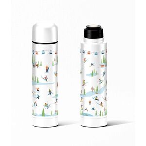 Nerezová termoska so stop ventilom TORO 500ml lyžiari vyobraziť