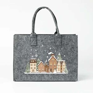 TORO VIANOČNÁ PLSTENÁ TAŠKA SIVÁ 30X16X42CM vyobraziť