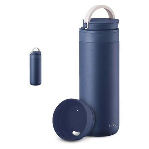LOCKNLOCK Nerezová termoska s uchom LOCK Metro 475ml modrá vyobraziť
