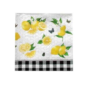 KITCHISIMO OBRÚSKY CITRÓNY 3-VRSTVOVÉ 33X33CM vyobraziť