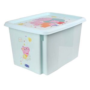 Plastový úložný box s vekom KEEEPER 30l Peppa Pig vyobraziť