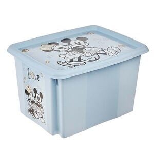 10 Plastový úložný box s vekom KEEEPER 30l Mickey vyobraziť