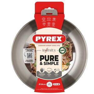 Nerezová panvica PYREX Infinity 28cm odnímateľná rukoväť vyobraziť