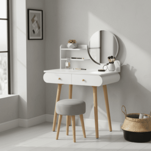 ArtJum Toaletný stolík SCANDI biela | CM-891920 vyobraziť