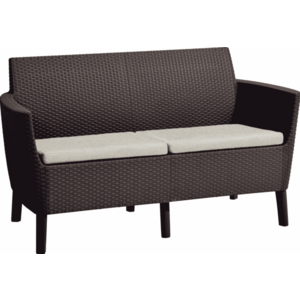 KETER Pohovka SALOMON 2 seater sofa | hnedá vyobraziť