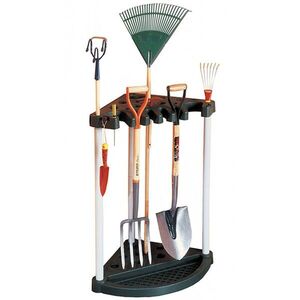 KETER Rohový regál na náradie GARDEN TOOL | čierny vyobraziť