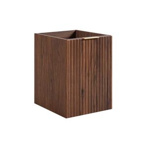Elvisia Skrinka do kúpeľne FLOW Oak walnut 40 1D s košom | 40 cm vyobraziť