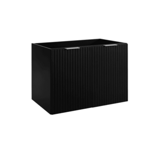 Elvisia Skrinka pod umývadlo FLOW Black 80 2D | 80 cm vyobraziť