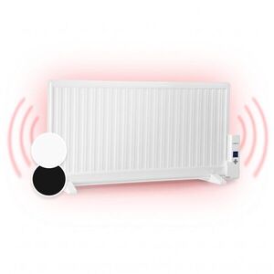 OneConcept Wallander, olejový radiátor, 1000 W, termostat, olejové vyhrievanie, plochý dizajn, biely vyobraziť